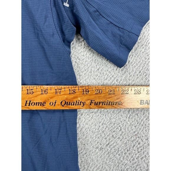 Vertx Tactical Button Up Shirt Adult Small Blue Flagstaff Check Work Men NEW J19 - Picture 8 of 10